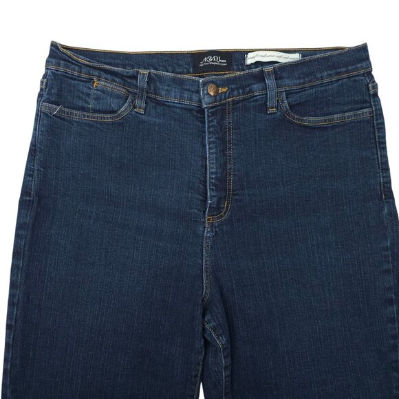 NYD Jeans Flare Leg Jeans Womens Size 18 High Rise Dark Wash Stretch Denim - Picture 9 of 15